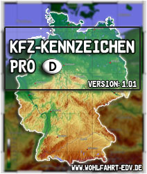 KFZ-Kennzeichen Pro